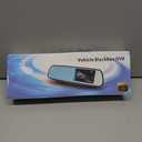 Car Dash Cam Backup Rearview Mirror Camera, 4.3" Full HD 1080P Smart Rearview Mirror Camera for Cars, Trucks, SUV, Dual Cameras, Built-in G-Sensor, Parking Assistance & Loop Record Support