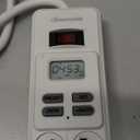 DEWENWILS 8-Outlet Power Strip with Timer (4 Timed/ 4 Always On), Digital Timer Outlet for Reptile Light, Turtle Grow Light Indoor Bearded Dragon Tank Accessory Aquarium, 6ft SJT Cord, 15A UL Listed