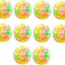 Toyvian Multicolored Kids Suction Cup Balls 2.36 Inch Sticky Sucker Toys for Birthday Parties Classroom Rewards and Stress Relief Fun
