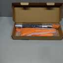 49.2inch Ice Scraper and Snow Brush for Car Windshield,Extendable Snow Removal Tool with Foam Grip and 360 Silicone Brush Head for Car SUV Truck Auto (Orange)