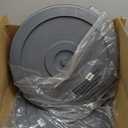 Thunder Group PLTC032GL Trash Can Lid, Round, Secure snap-on, Plastic, Gray (for PLTC032G)