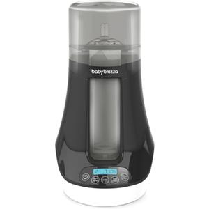 Baby Brezza Fast Baby Bottle Warmer - Baby Milk Warmer + Breastmilk Warmer Defroster – 2 Unique Temperatures for Breastmilk + Formula - Universal Fit for All Bottles, Storage Bags + Food Jars