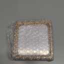 Handcrafted Natural Wood Picture Frame with Mat for Wall and Tabletop display (Teak, 4x4 matted to 3x3)