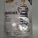 Spooktacular Creations Halloween Prisoner Costume Kids, Jail Costume with Handcuffs for Child Boys Halloween Dress Up Party (M)