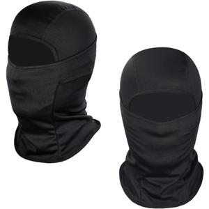 Achiou Ski Mask for Men Women, Balaclava Face Cover, Shiesty Mask UV Protector Lightweight for Motorcycle Snowboard (Black)