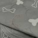 Washable Pee Pads for Dogs Large 48" x 48" 2-Pack Reusable Puppy Pads Pet Training Pads, Fast Absorb Dog Mats, Waterproof Whelping Pad, Non-Slip Protects Against Urine Leakage (Gray)