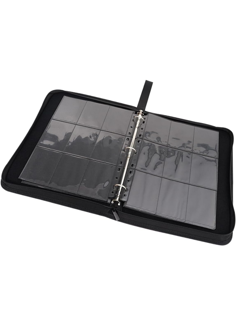GALPADA Photocard Organizer Card Binder Holder for Gaming Cards Ticket Album Lightweight Breakproof PU Material Design Versatile Storage for Collectibles and Items