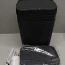 Vanpopubs 2 Pack 2.7 Gal Bathroom Trash Can with Lid, Automatic Trash Can Small Smart Garbage Can Touchless, Slim Motion Sensor Waterproof Plastic Trash Bins for Bedroom Office Kitchen Toilet Black