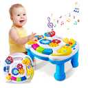 JUEJIAZKIY Music Baby Activity Center Toy 12-18 Months Activity Table Baby Toys 12 to 18 Months Early Learning 12 Month Old Toddlers Christmas Birthday Gifts for 1 2 3 Year Old Infant Kids
