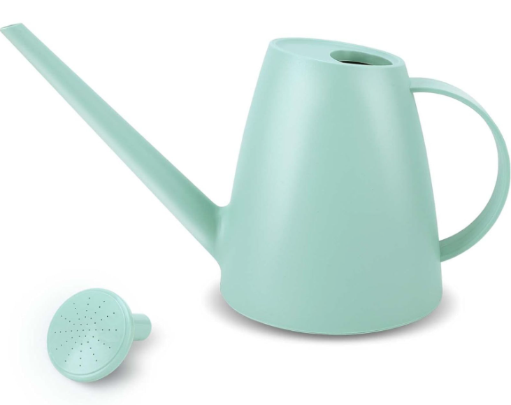 Watering Can for Indoor and Outdoor Plants - Long Spout Water Can for Garden, Flower, House Plants - 1.8L/1/2 Gallon (Green)
