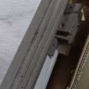 VASAGLE MAXE Collection - Buffet Cabinet, Fluted Console Cabinet, Sideboard with Adjustable Shelves, Mid Century Modern Buffet Table, 15.8 x 58.3 x 31.5 Inches, Washed Gray UBBK382G01S