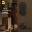 Yale Matte Black Keyed Deadbolt Smart Lock with Google Matter, YRD510-MT1-BLK