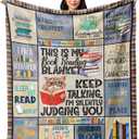 Book Lovers Gifts,Gifts for Book Lovers Women/Reader,Librarian Gifts,Book Reader Gifts,Book Club/Bookworm/Reading Gifts for Book Lover Bookish,Literary Gifts Blanket 60"x50"