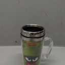 Spoontiques - Insulated Travel Mug - Marvin The Martian Coffee Cup - Coffee Lovers Gift - Funny Coffee Mug - 14 oz - Green