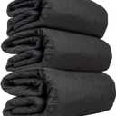 US Cargo Control 96" x 80" Extra Large Sound Dampening Blanket with Grommets (3-Pack), Light Blocking Acoustic Blanket for Wall Hanging and Studios, Machine Washable, 12LBS