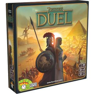 Asmodee 7 Wonders Duel Board Game BASE GAME - Intense Two-Player Battles in the Ancient World, Strategy Game for Kids and Adults, Ages 10+, 2 Players, 30 Minute Playtime