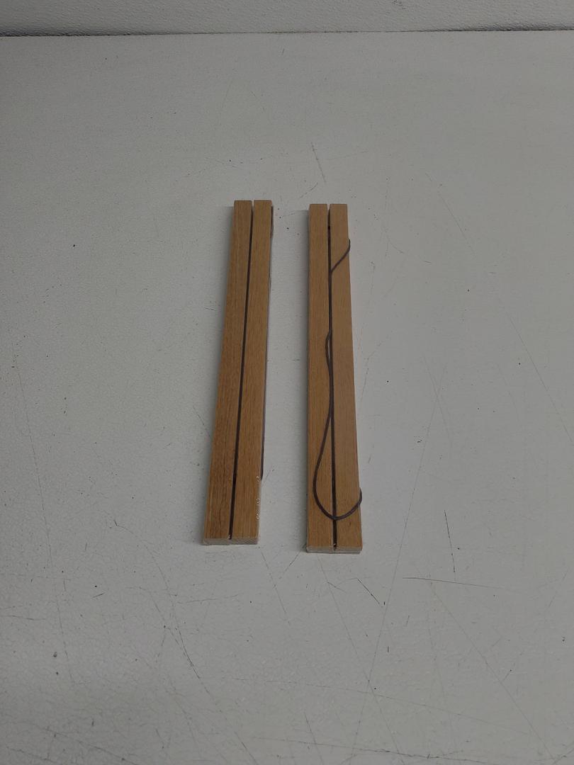 WITCOLOR Magnetic Poster Hanger Frame, 36 Inch Wide Teak Wood Magnet Poster Frame for Posters, Prints, Photos, Pictures, Maps, Scrolls, and Canvas Artwork (2 Pack)