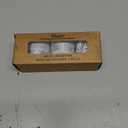 Cream White Silk Chiffon Ribbon,Frayed Shimmery Silk Ribbon for Bridal Flower Bouquet Christmas Gift Wrapping Wedding Decor Invitations Decorations 1.5" x 15 Yards (5Yards X 3 Rolls)