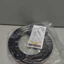 1/2" High Collapsible Shower Threshold Water Dam Barrier 67" Shower Water Stopper Barrier Shower Splash Guard For Walk In Shower Water Guard Suitable For Bathrooms Kitchens To Block Water Flow Black