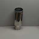 Upower Universal Diesel Trucks Car Exhaust Tip 4 Inch Inlet 6" Outlet 15" Long Stainless Steel Bolt-On (Silver)