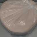 B FSOBEIIALEO Storage Ottoman Cube, Heart Shaped Ottomans with Storage Foot Stool Footrest for Lving Room, Boucle Ottoman Seat for Dorm Room, Faux Teddy Fur, Pink 15"x15"x15"