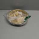 Baderke 1 Set 10" Taco Tuesday Divided Serving Platter Taco Bar Serving Set for a Party, Chip and Dip Tray Sets for Party, Appetizer Tray for Salsa, Snacks(Gold)