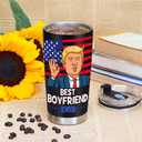 Gifts for Boyfriend Gifts from Girlfriend - Funny Anniversary Birthday Gift for Him Boyfriend Bf, Valentines Day Tumbler Cup, 20 OZ Stainless Steel Insulated Travel Coffee Tumbler Cup