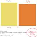 Livholic 120 Sheets Colored Card Stock Printer Paper, 120 GSM 32 lb 24 Colors Pastel Construction Paper for Scrapbook Office Printing DIY Craft 8.3x11.6 Inch (120GSM)
