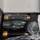 5 in 1 Blow Dryer Brush, Upgrade Hair Dryer Brush Set Negative Ion Air Styler Curling Wrap Air Curler, Hot Air Brush Curling Iron Hair Styling Tools As A Gift for Straight/Curl/Dry/Smooth (Gold)