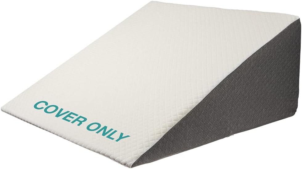 Klbs Cover ONLY for Extra Wide Bed Wedge Pillow | Extra Large Bed Wedge Pillow (31 x 33 x 12")| Jacquard Cover Only