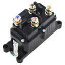 AHL 12V 250A Winch Solenoid Relay Contactor 2875714 63070 62135 74900 70715 for ST17 S2000 A2500 A3000 U4500 U4500w SE25 SE35 SE45 Venom 2000 2500 3000 3500 4000 4500 5000 ATV UTV 4x4 Vehicles