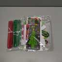 Motipuns 53 Pcs 3D Christmas Door Decor Winter Holidays Math Bulletin Board for Math Classroom Geometric Shapes Christmas Tree Cutout with Paper Flower for Xmas Library Teacher Office Party Decors