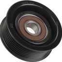 Drive Belt Idler Pulley Belt Tensioner Pulley - Compatible for Honda Accord 2008-2012 for Honda Crossroad 2007-2010 for Honda CR-V 2007-2012 - Replace Part 31190RL2G01, 31190RNA003