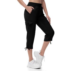 TBMPOY womens Capri (Black, M) TBMPOY womens Capri (Black, M)