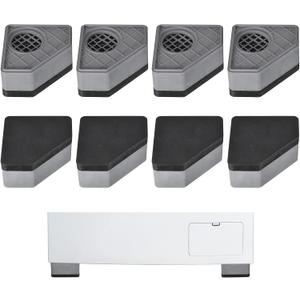 uxcell 8pcs Anti Vibration Pads for Washing Machine, Washer & Dryer Pedestals, Non-Slip, Shock-Absorbing & Noise-reducing Mats Fits All Machines