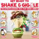 Gagster Dancing Taco - Funny Mexican Dancing Plushie Toy Inspired by Viral Cactus - Singing Toy that Repeats What You Say in Mimic Mode - Tells Jokes, Puns - Great Gift for Kids and Food Lovers