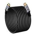 20FT/6M USB-C to USB-C 20Gbps Cable, 4K@60Hz Video, 100W PD Fast Charging, Durable Braided Nylon