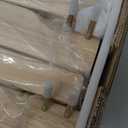 International Concepts Table Top Solid with Wood Standard Height Shaker Legs, 30 by 48-Inch, Unfinished (Brown)