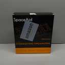 SpaceAid Bag Storage Organizer for Kitchen Drawer, Bamboo Organizer, Compatible with Gallon, Quart, Sandwich and Snack Variety Size Bag (4 Pack) (Natural, 3"H)