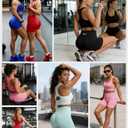 BRXL Workout Shorts Women 2.5"/ 3.6" Scrunch Butt Biker Shorts Tummy Control Seamless High Waisted Gym Shorts S