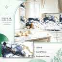 Peel and Stick Wall Panels, Marble Look Tiles for Backsplash, 12 Packs, 23.6" x 11.8" x 2.2mm