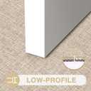 LEKEEPGO Ultra Thin Indoor Door Mat 24"x36", Low-Profile Door Mat Indoor Entrance, Non Slip Rubber Backing Inside Doormat Washable Welcome Front Entryway Dirt Trapper Entry Mat, Khaki