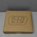 Yieach Clear Refrigerator Lazy Susan Turntable,11.9''x10.2'',Square Fridge Turntable Organizer,Large Rotating Fridge Tray for Kitchen,Countertop,Pantry,Cabinet,Jars and Condiment Organizer,Pack of 2