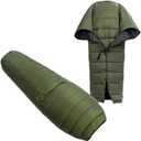 Onewind Hammock Top Quilt with Footbox, Lightweight and Portable Sleeping Quilt Camping Sleeping Bag for Backpacking and Hiking (85"*54" (2.16M*1.37M), Od Green 35f-50f)