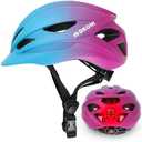 DKONI Bike Helmet Adult Urban:Bicycle Helmet for Men Women with USB Charge Detachable Taillight Helmets for Commuter Cycling Scooters L