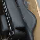 N-GEN GAMING Video Gaming Chair with Footrest Lumbar Support for Home Office High Back Recliner Height Adjustable Ergonomic Comfy Leather Computer Desk Chair (Black)