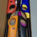 Long Neck Lighters Candle Lighters, 4 Pack Refillable Butane Lighter for Camping Fireplace Party BBQ Grill (Empty/Without Fuel) (Various Colors)