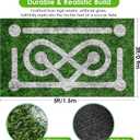 5ftx3ft Soccer Dribbling Training Turf - Portable Soccer Mastery Skill Practice Mat for Ball Control & Footwork Drills - Tailored for Soccer Enthusiasts