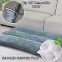 Big Dog Bed for Large Sized Dogs - Dog Crate Pad Removable Washable Cover, Non-Slip Bottom, Pet Mat Comfort Cushion for Joint Relief, Deep Sleep & Home Decor