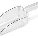 New Star Foodservice 34424 Polycarbonate Plastic Utility Ice Scoop, Clear, 24-Ounce